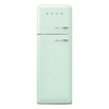 Smeg FAB30LPG6UK Retro Static Fridge Freezer, 80/20, Green, C Rated