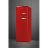 Smeg FAB30LRD6UK Retro Static Fridge Freezer, 80/20, Red, C Rated