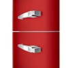 Smeg FAB30LRD6UK Retro Static Fridge Freezer, 80/20, Red, C Rated