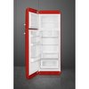 Smeg FAB30LRD6UK Retro Static Fridge Freezer, 80/20, Red, C Rated