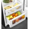 Smeg FAB30RBL6UK Retro Static Fridge Freezer, 80/20, Black, C Rated