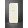 Smeg FAB30RCR6UK Retro Static Fridge Freezer, 80/20, Cream, C Rated