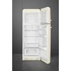 Smeg FAB30RCR6UK Retro Static Fridge Freezer, 80/20, Cream, C Rated