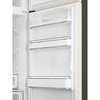 Smeg FAB30RCR6UK Retro Static Fridge Freezer, 80/20, Cream, C Rated