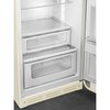 Smeg FAB30RCR6UK Retro Static Fridge Freezer, 80/20, Cream, C Rated