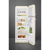 Smeg FAB30RCR6UK Retro Static Fridge Freezer, 80/20, Cream, C Rated