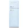 Smeg FAB30RPB6UK Retro Static Fridge Freezer, 80/20, Blue, C Rated