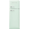 Smeg FAB30RPG5UK Retro Static Fridge Freezer, 80/20, Green, D Rated