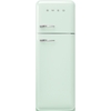 Smeg FAB30RPG6UK Retro Static Fridge Freezer, 80/20, Green, C Rated