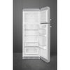 Smeg FAB30RSV6UK Retro Static Fridge Freezer, 80/20, Silver, C Rated