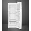 Smeg FAB30RWH5UK Retro Static Fridge Freezer, 80/20, White, D Rated