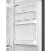 Smeg FAB30RWH6UK Retro Static Fridge Freezer, 80/20, White, C Rated