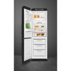 Smeg FAB32LBL6UK Retro No Frost Fridge Freezer, 60/40, Black, C Rated
