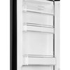 Smeg FAB32LBL6UK Retro No Frost Fridge Freezer, 60/40, Black, C Rated