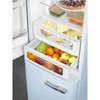 Smeg FAB32LPB6UK Retro Total No Frost Fridge Freezer, 60/40, Blue, C Rated