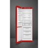 Smeg FAB32LRD6UK Retro Total No Frost Fridge Freezer, 60/40, Red, C Rated