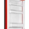 Smeg FAB32LRD6UK Retro Total No Frost Fridge Freezer, 60/40, Red, C Rated