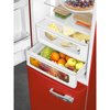 Smeg FAB32LRD6UK Retro Total No Frost Fridge Freezer, 60/40, Red, C Rated