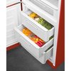 Smeg FAB32LRD6UK Retro Total No Frost Fridge Freezer, 60/40, Red, C Rated