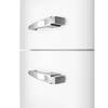 Smeg FAB32LWH6UK Retro Total No Frost Fridge Freezer, 60/40, White, C Rated