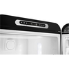 Smeg FAB32RBL6UK Retro No Frost Fridge Freezer, 60/40, Black, C Rated