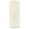 Smeg FAB32RCR6UK Retro Total No Frost Fridge Freezer, 60/40, Cream, C Rated