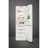 Smeg FAB32RCR6UK Retro Total No Frost Fridge Freezer, 60/40, Cream, C Rated
