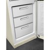 Smeg FAB32RCR6UK Retro Total No Frost Fridge Freezer, 60/40, Cream, C Rated