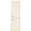 Smeg FAB32RCR6UK Retro Total No Frost Fridge Freezer, 60/40, Cream, C Rated