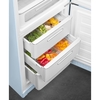 Smeg FAB32RPB6UK Retro Total No Frost Fridge Freezer, 60/40, Blue, C Rated