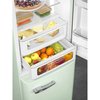 Smeg FAB32RPG6UK Retro Total No Frost Fridge Freezer, 60/40, Green, C Rated