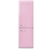 Smeg FAB32RPK6UK Retro Total No Frost Fridge Freezer, 60/40, Pink, C Rated
