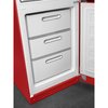 Smeg FAB32RRD6UK Retro Total No Frost Fridge Freezer, 60/40, Red, C Rated