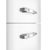 Smeg FAB32RWH6UK Retro Total No Frost Fridge Freezer, 60/40, White, C Rated