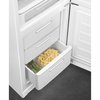 Smeg FAB32RWH6UK Retro Total No Frost Fridge Freezer, 60/40, White, C Rated