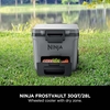 Ninja FB230UKGY FrostVault 28L Wheeled Cooler with Dry Zone, Grey