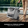 Ninja FB230UKGY FrostVault 28L Wheeled Cooler with Dry Zone, Grey