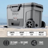 Ninja FB245UKGY FrostVault 42L Wheeled Cooler with Dry Zone, Grey