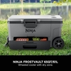 Ninja FB265EUUKGY FrostVault 61L Wheeled Cooler with Dry Zone, Grey