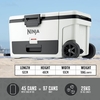 Ninja FB265EUUKWH FrostVault 61L Wheeled Cooler with Dry Zone, White