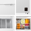 Hisense FC650D4AWLYE Static 500l Chest Freezer, White, E Rated
