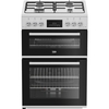Beko FDG6231CW Gas Cooker with Double Oven, White, A Rated