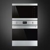 Smeg FMI325X1 Built-In Microwave with Grill, Stainless Steel
