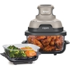 Ninja FN101UKST CRISPi 4-in-1 Portable Glass Air Fryer, Grey