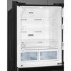 Smeg FQ55FNDE American Fridge Freezer,  Non-Plumbed, Black, E Rated