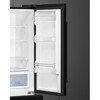 Smeg FQ55FNDE American Fridge Freezer, Black, E Rated,  Non-Plumbed