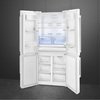 Smeg FQ60BDE American Fridge Freezer, White, E Rated,  Non-Plumbed
