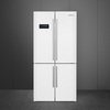 Smeg FQ60BDE American Fridge Freezer, White, E Rated,  Non-Plumbed