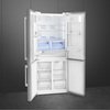 Smeg FQ60XDE American Fridge Freezer, Stainless Steel, E Rated,  Non-Plumbed
