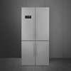 Smeg FQ60XDE American Fridge Freezer, Stainless Steel, E Rated,  Non-Plumbed